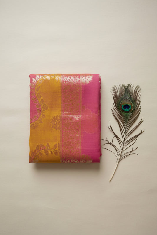 Banarasi cotton Rangkat saree
