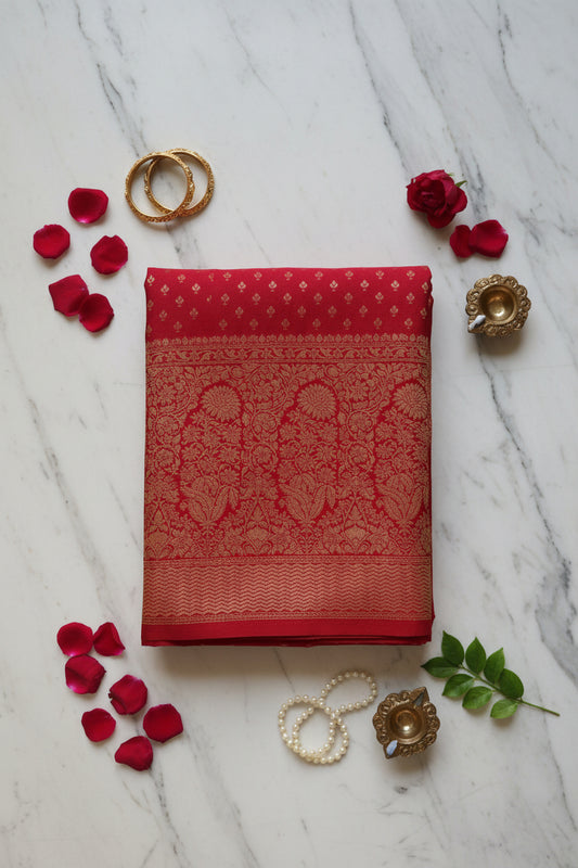 Crepe georgette banarasi sarees