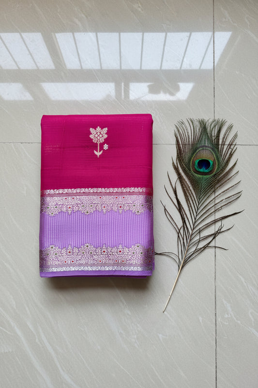Row mango banarasi sarees