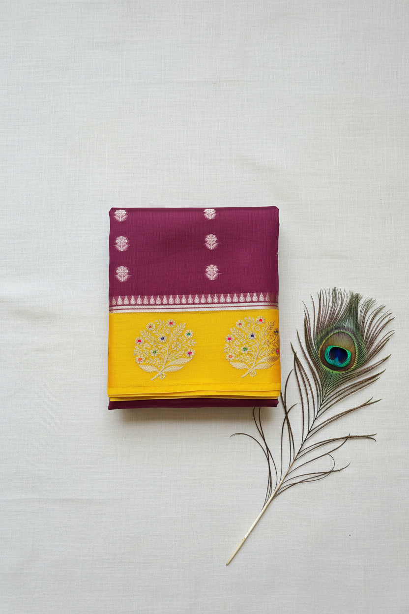 Row mango banarasi sarees