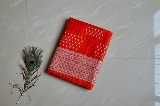 Mushru katan banarasi saree.