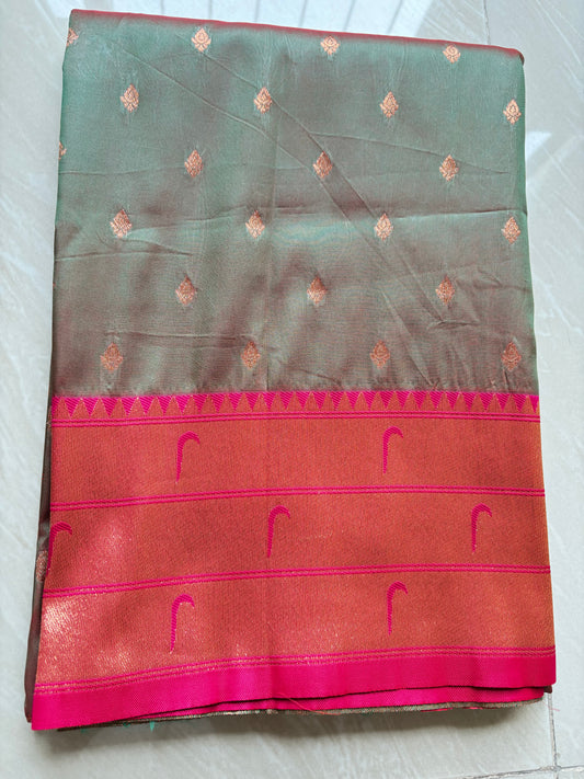 soft silk paithani saree