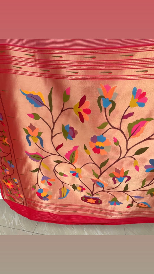 pure tissue paithani saree
