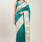Banarasi silk saree with satin  silk border with golden zari work.