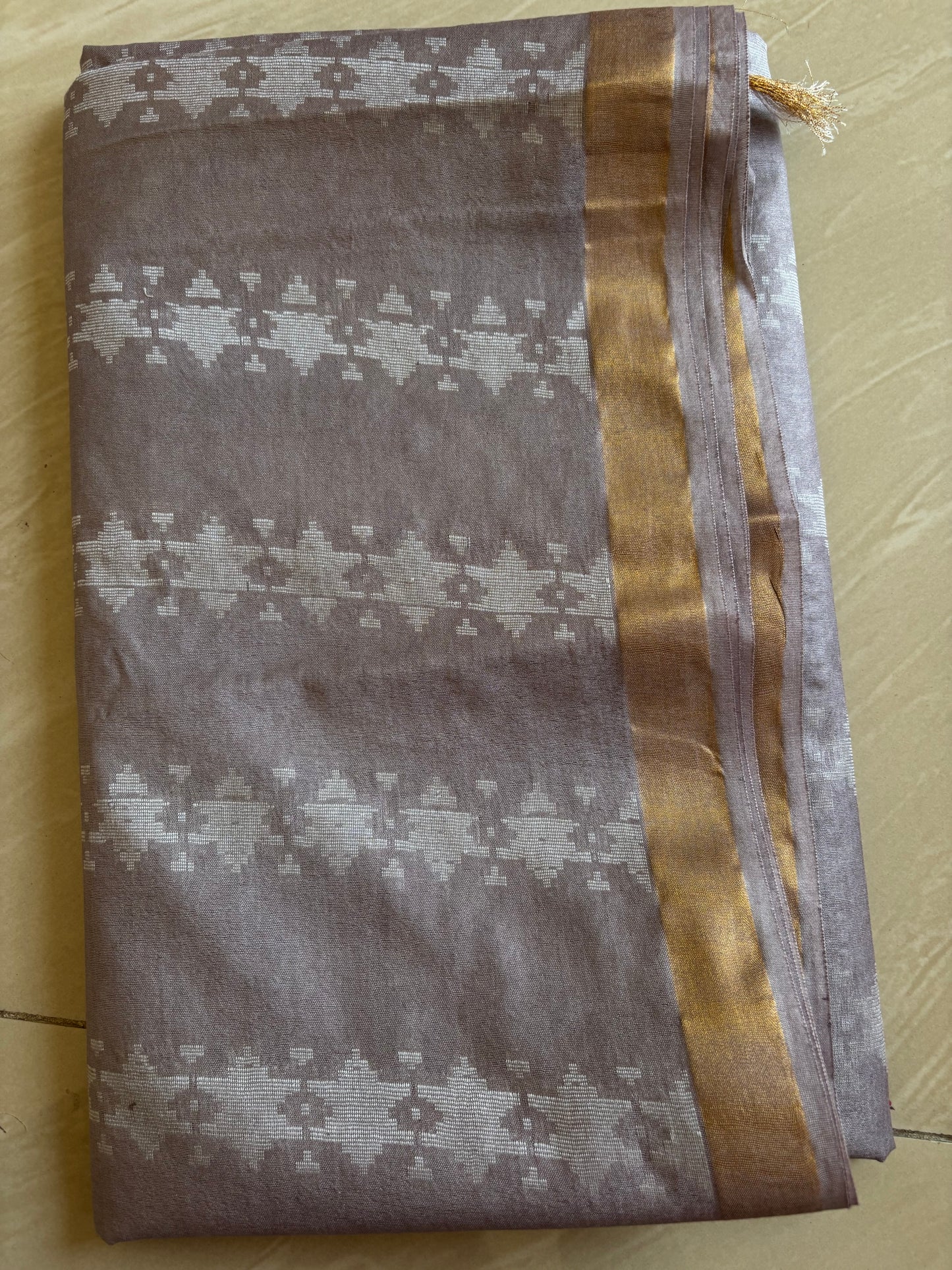 mul cotton sarees with zari work