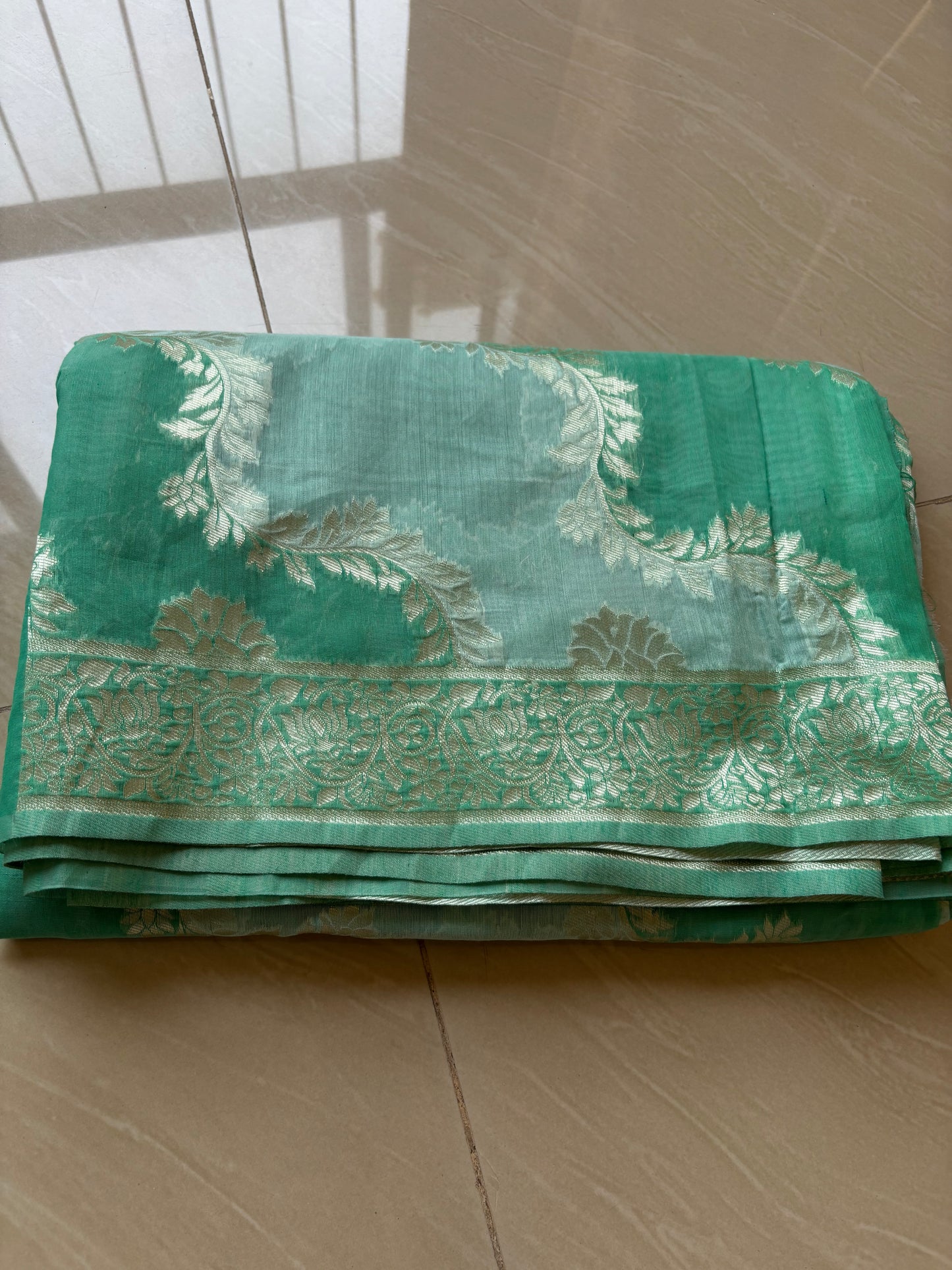 banarasi cotton rnagkat saree