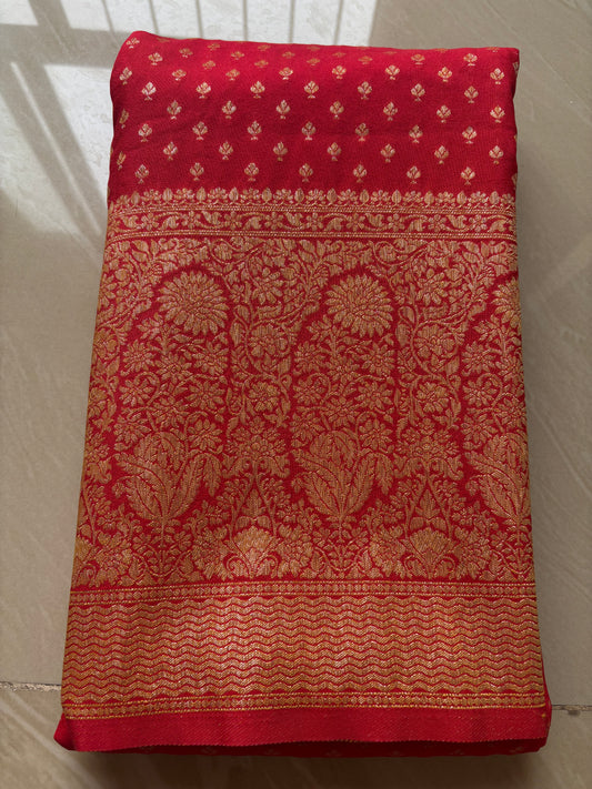 crepe goergette sarees