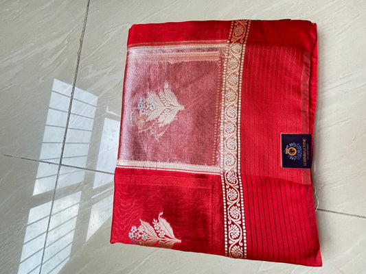 Row mango and tissue sarees