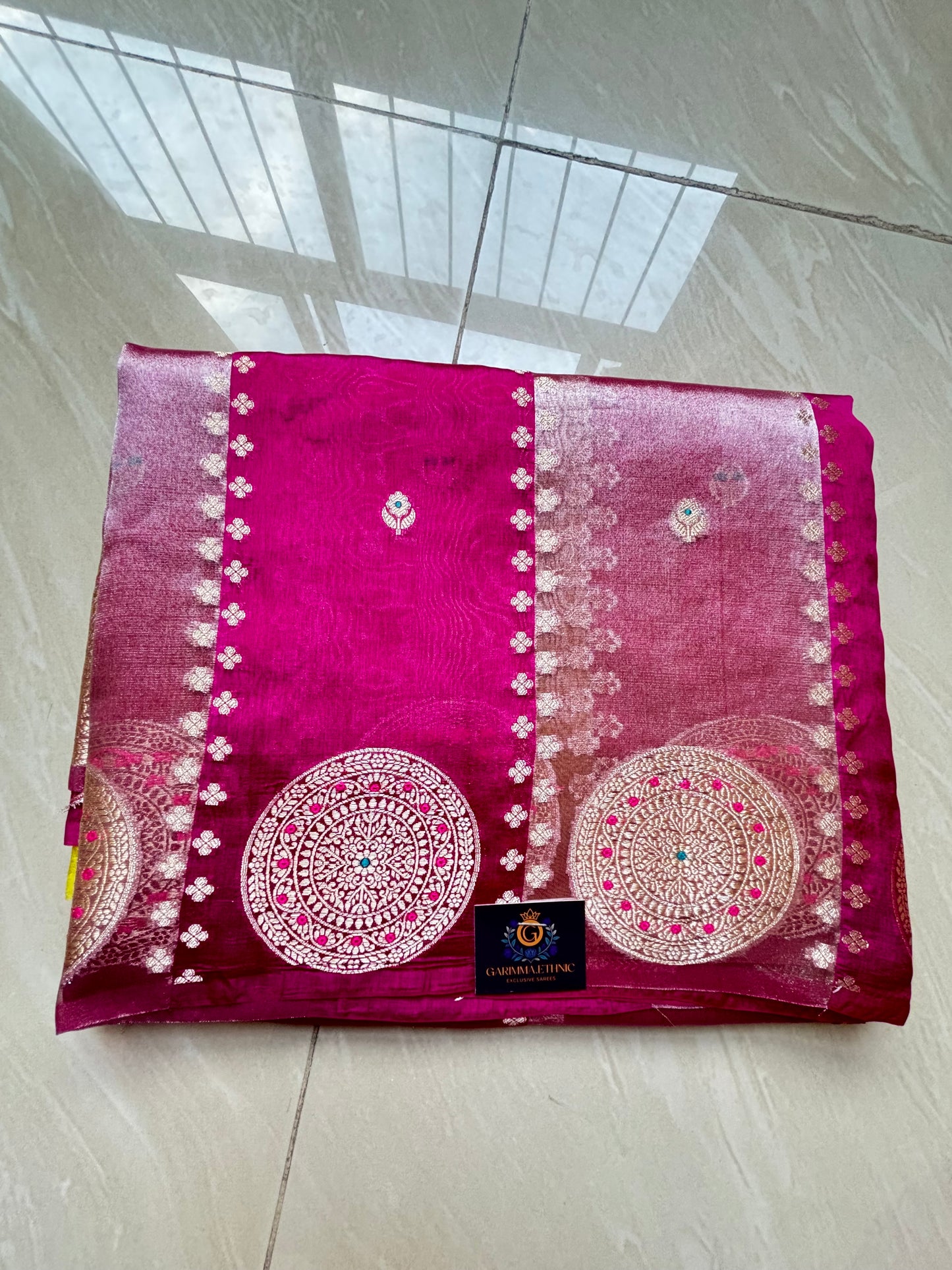 Row mango and tissue sarees
