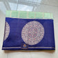 Raw Mango Banarasi Saree. With Classic Checks Pattern .