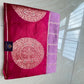 Raw Mango Banarasi Saree. With Classic Checks Pattern .
