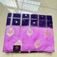 Raw Mango Banarasi Saree. With Classic Checks Pattern .