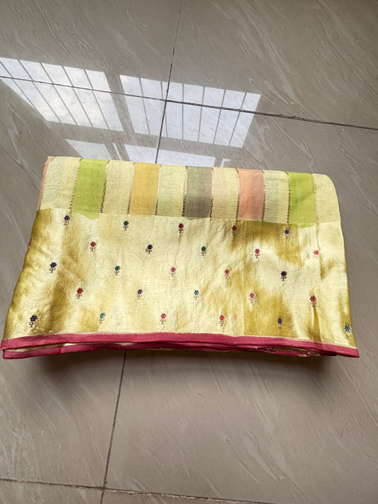 moonga silk banarasi saree