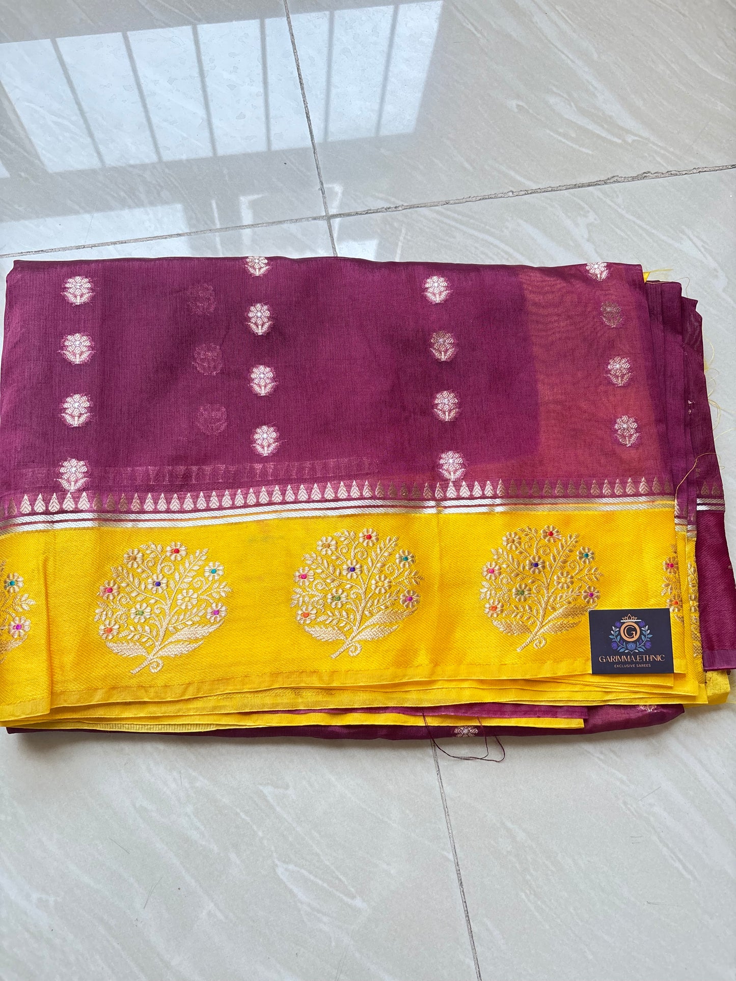 Row mango banarasi sarees