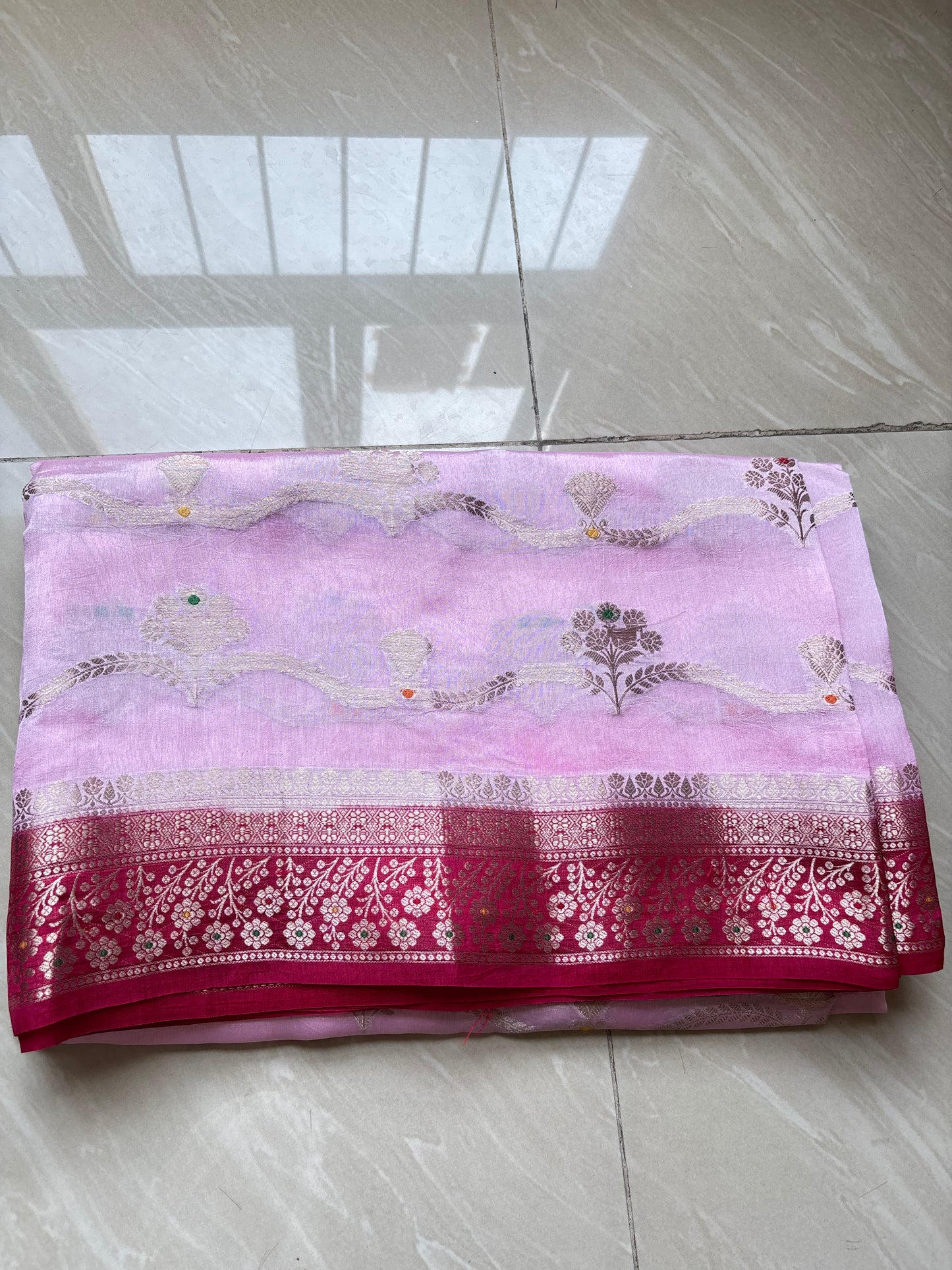 Row mango banarasi sarees