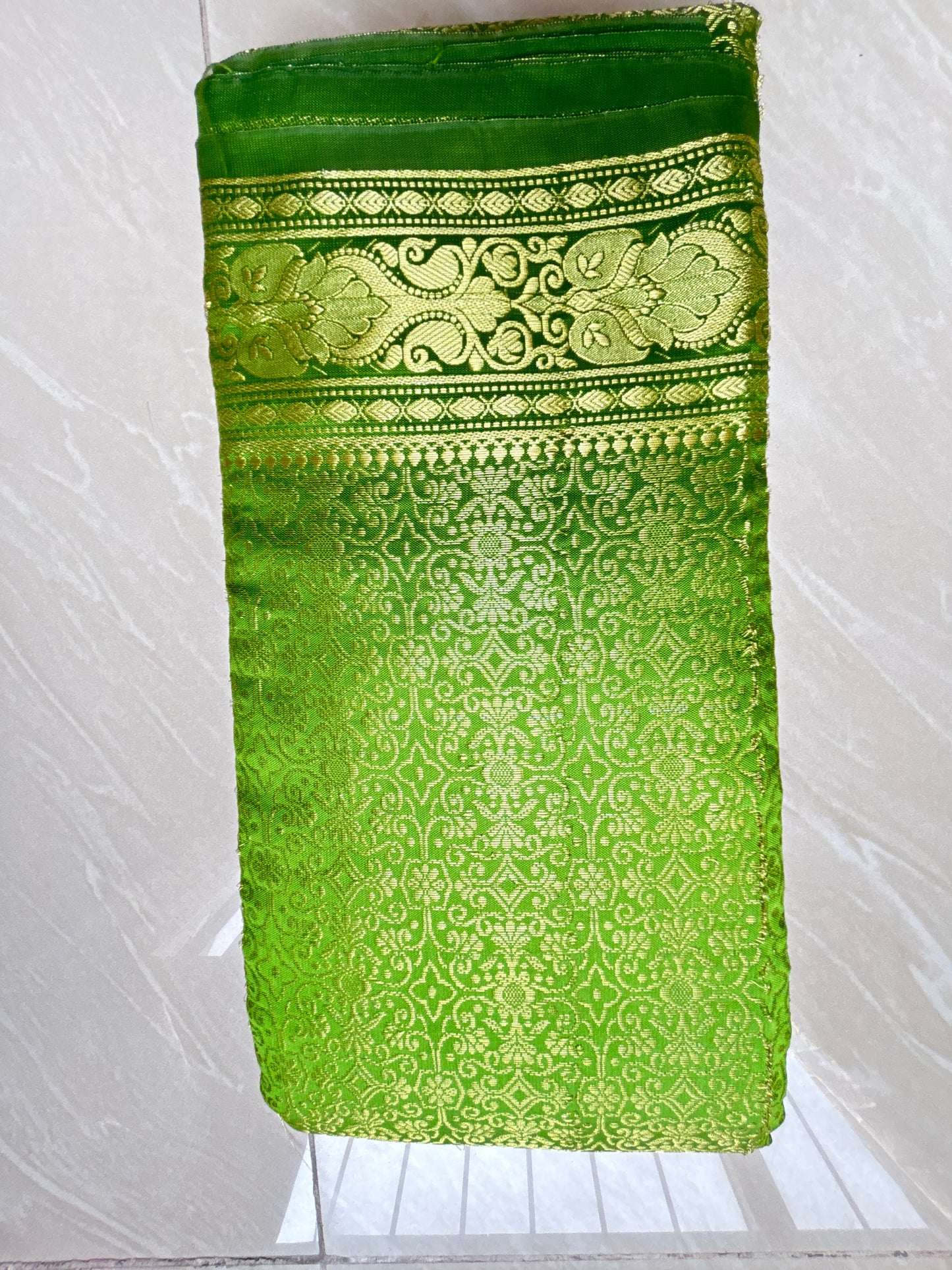 brocade silk saree