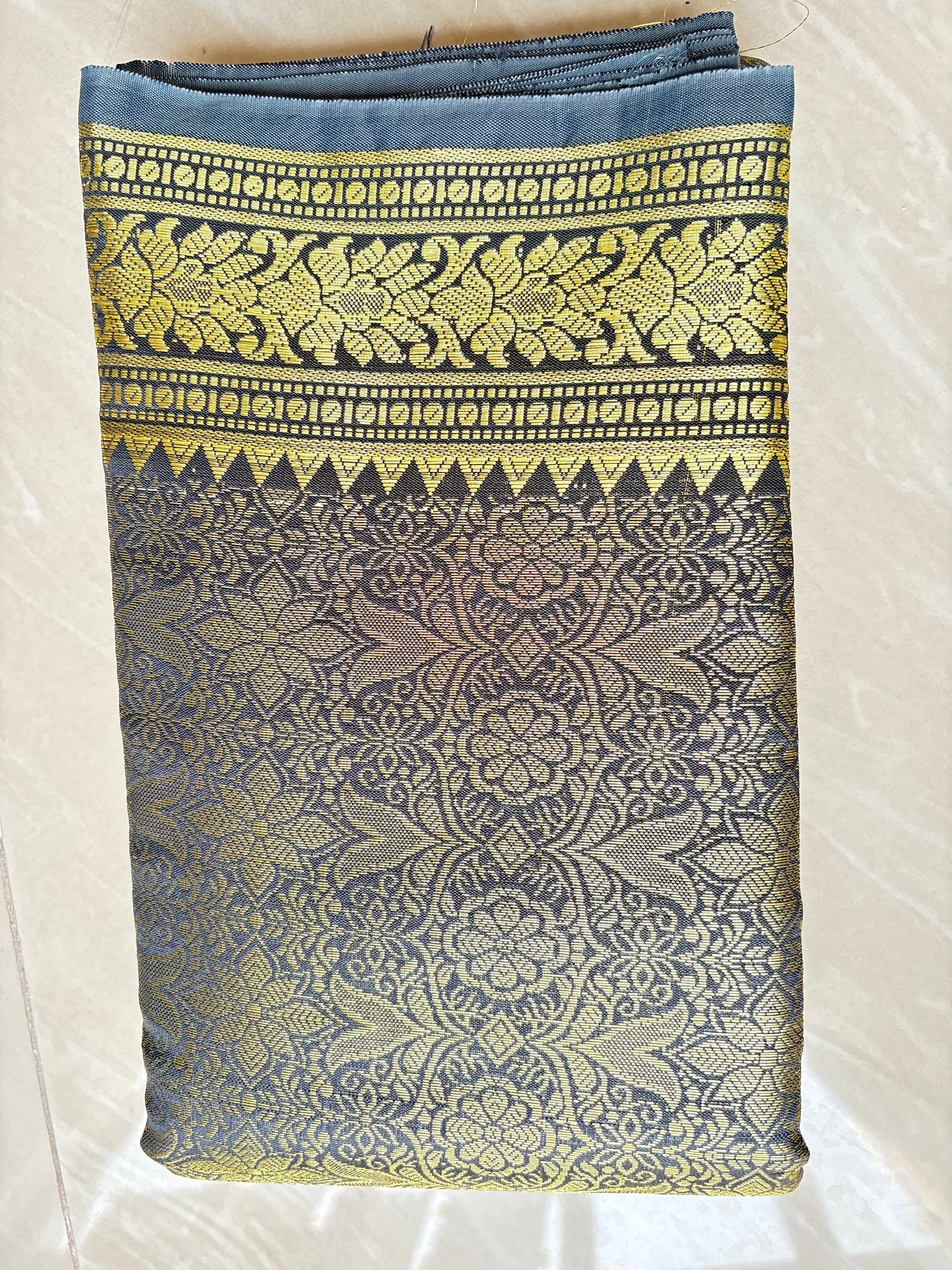brocade silk saree