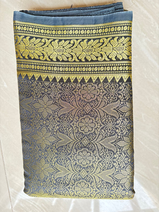brocade silk saree