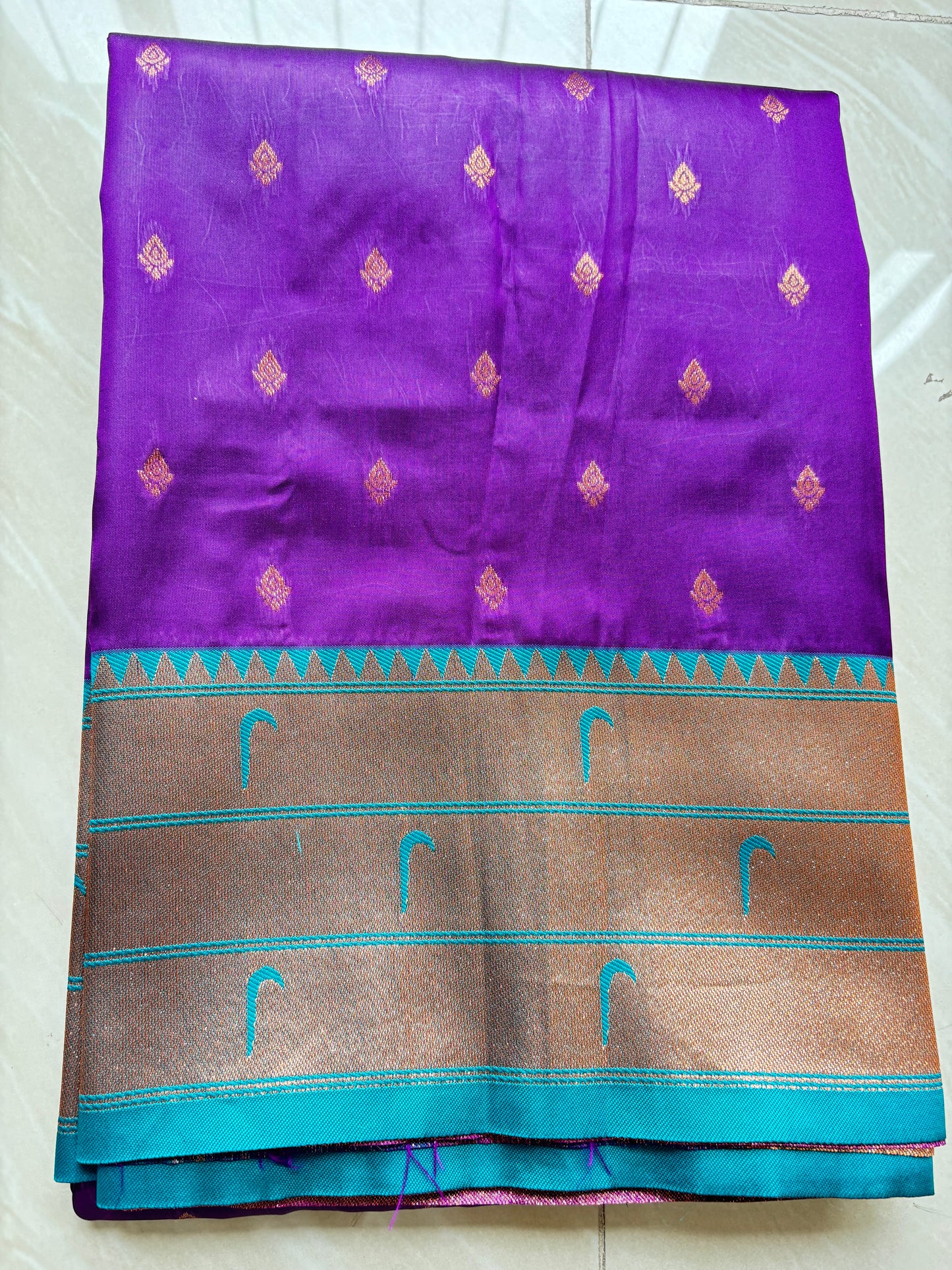 soft silk paithani saree