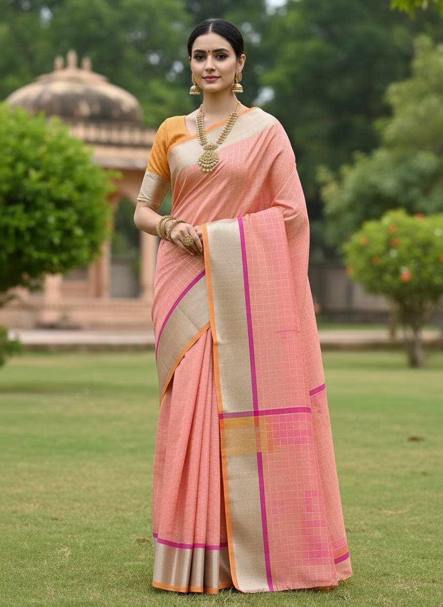 pure chnaderi madhubani patchwork saree . with elegant silver border.