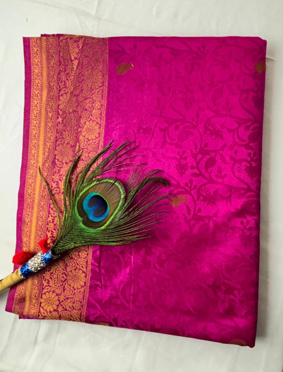 Soft silk banarasi budget friendly sarees.