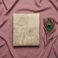 Raw Silk  Aplique Work Saree. Elegant flower design . 5 pastel colors .Cutwork border.