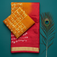 Small Checks Bandhani Saree.