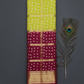 Big Checks Bandhani Saree