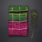 Big Checks Bandhani Saree