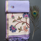 Linen Silk Saree With Golden Zari Border and Beautiful Pallu.