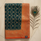 Pure Crepe Silk red and purple combination jaal pattern pure benarasi saree. Double zari work.