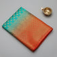crepe  budget friendly saree. with golden zari work.