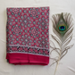 Ajrak Print Silk Sarees.