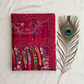 Kolkata Special Katha Work Saree.  All over beautiful embroidery. Knot Work . All  Hand Work.
