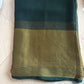 Chiffon sarees with big golden border . Three elegant colors