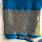 Chiffon sarees with big golden border . Three elegant colors