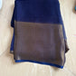 Chiffon sarees with big golden border . Three elegant colors